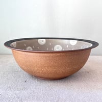 Image 3 of a sunflower dot bowl
