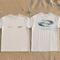 CBP Tee - Off White & Blue