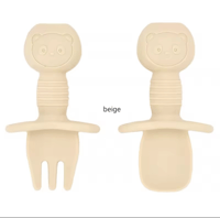 Image 5 of Silicone training cutlery spoon fork and travel case various colours