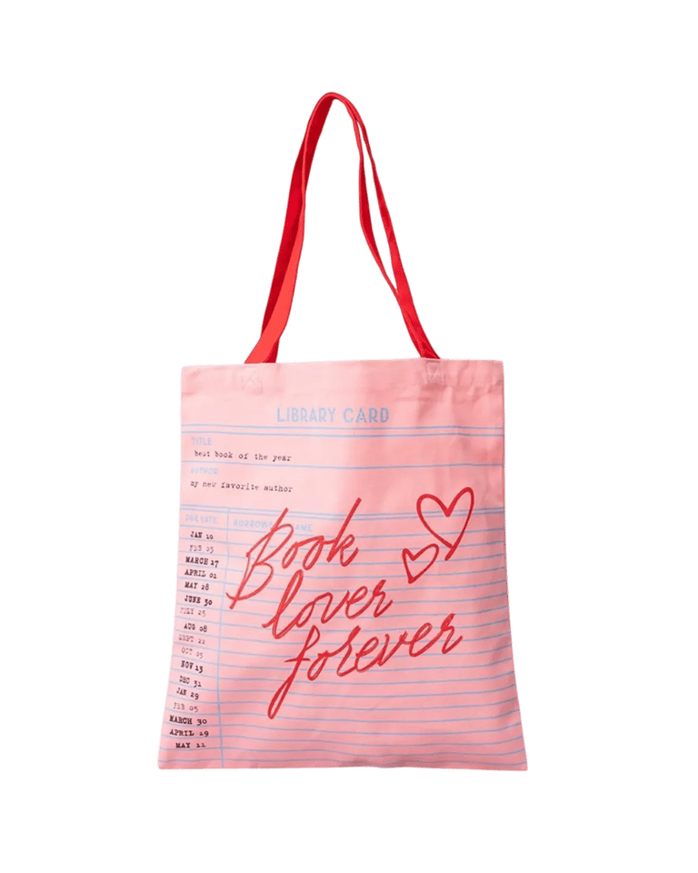 TOTE BAG BOOK LOVER FOREVER