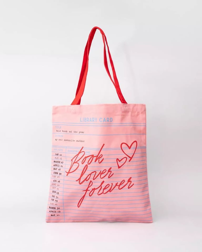 TOTE BAG BOOK LOVER FOREVER Image 5