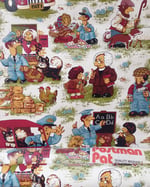 1980s Vintage Peterlee Wallpaper Rolls - Postman Pat Childrens Cartoon 80s Kids - (Set of 2 Rolls) thumbnail 1