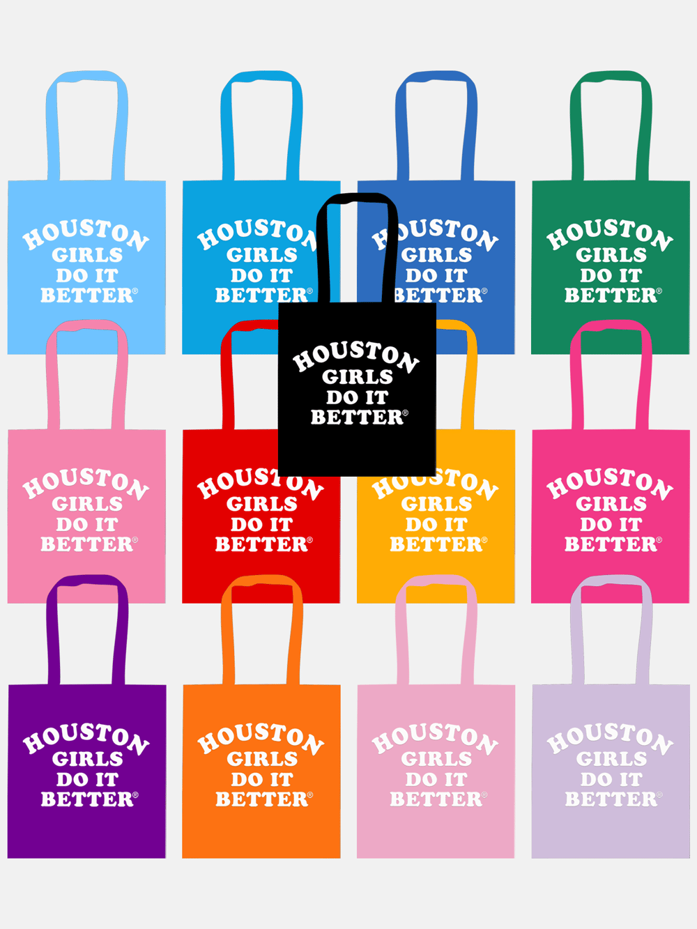Image of HOUSTON GIRLS DO IT BETTER® x GIRLS ARE DRUGS® TOTE BAGS 