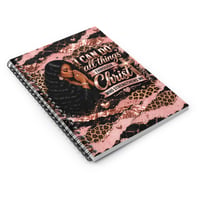 Image 3 of Christian Prayer Notebook — "I Can Do All Things Through Christ" Spiral Journal