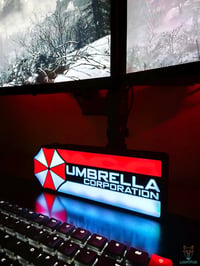 Image 3 of Lampe LED 3D Umbrella Corporation – Décoration Gaming RGB | Lightfox