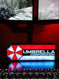 Image 2 of Lampe LED 3D Umbrella Corporation – Décoration Gaming RGB | Lightfox
