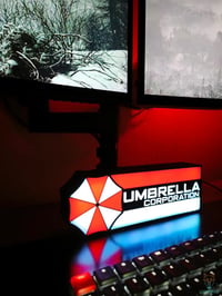 Image 1 of Lampe LED 3D Umbrella Corporation – Décoration Gaming RGB | Lightfox
