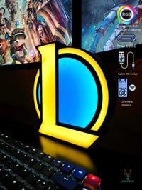 Image 4 of Lampe LED 3D League of Legends – Décoration Gaming RGB | Lightfox