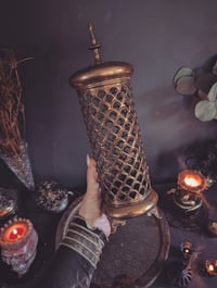 Image 1 of Brass incense tower 