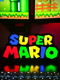 Image 2 of Lampe LED 3D Super Mario – Décoration Gaming RGB | Lightfox