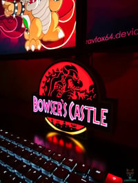 Image 3 of Lampe LED 3D Bowser Castle – Décoration Gaming RGB | Lightfox