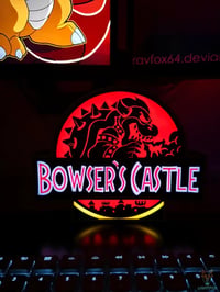 Image 2 of Lampe LED 3D Bowser Castle – Décoration Gaming RGB | Lightfox