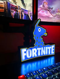 Image 1 of  Lampe LED 3D Fortnite – Décoration Gaming RGB | Lightfox