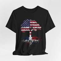 Image 4 of Patriotic Tree of Life Roots T-Shirt 
