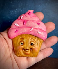 Image 2 of Made to Order Cupcake character magnet