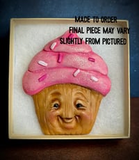 Image 1 of Made to Order Cupcake character magnet