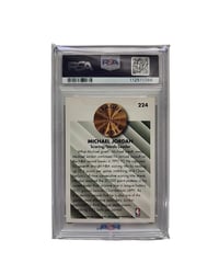 Image 2 of Fleer 1993 #224 Michael Jordan League Leader PSA 9 Mint