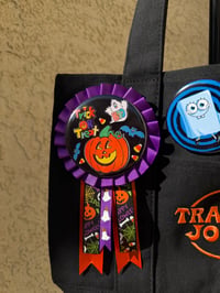 vintage halloween prize ribbon