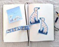 Image 2 of Staffordshire Dalmatian Sticker Pair