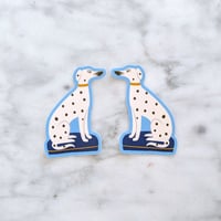 Image 1 of Staffordshire Dalmatian Sticker Pair