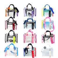 Image 2 of Personalized Clear PVC Tote Bag - (Pre-Order)