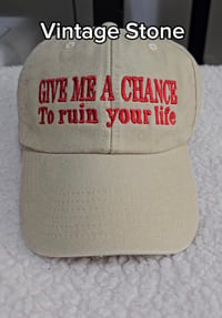 Image 1 of Give me a chance CAP