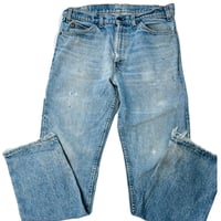 Image 4 of Men's Levi's 509 Vintage 86 Orange tab jeans , SZ 36/34 (actual SZ 34/32) med wash 
