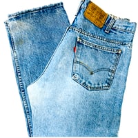 Image 1 of Men's Levi's 509 Vintage 86 Orange tab jeans , SZ 36/34 (actual SZ 34/32) med wash 