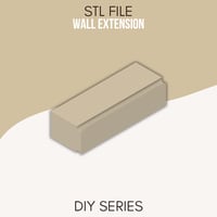 Image 2 of Wall Extension - STL File Download