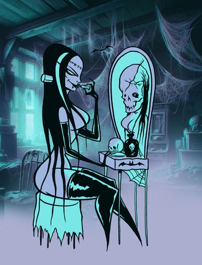 Image of NEW! vanity is Dead - signed print 