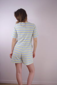 Image 4 of LUMI ---- Combishort rayée avec un noeud