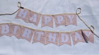 Image 3 of Happy Birthday - Ditsy Peony Pink (Made to order)
