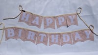 Image 1 of Happy Birthday - Ditsy Peony Pink (Made to order)