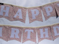 Image 6 of Happy Birthday - Ditsy Peony Pink (Made to order)