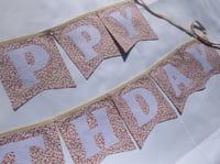 Image 7 of Happy Birthday - Ditsy Peony Pink (Made to order)