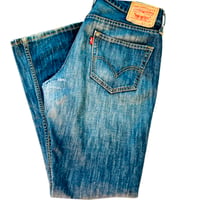 Image 1 of Men's Levi's 527 Jeans Vintage 2011, SZ 31 / 30 Boot cut 10'' rise , dark wash 100% cotton
