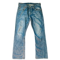 Image 5 of Men's Levi's 527 Jeans Vintage 2011, SZ 31 / 30 Boot cut 10'' rise , dark wash 100% cotton