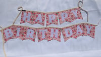 Image 4 of Happy Birthday - Wood Lane flowers - Pink (Made to order)