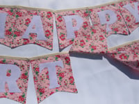 Image 6 of Happy Birthday - Wood Lane flowers - Pink (Made to order)