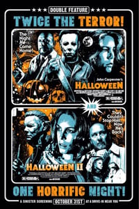 Halloween 1 & 2 double feature - Black (James Rheems Davis)