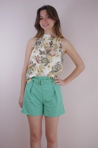 Image 3 of AURA --- short taille haute en coton