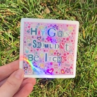 Hot Girls Shouldn't Be Itchy Sticker