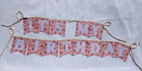 Image 3 of It's My Birthday - Wood Lane flowers - Pink (Made to order)