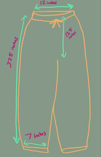 Image 2 of “Eye Am a Flower” sweatpants XS