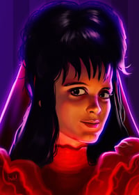 Lydia Deetz - Beetlejuice - 5x7 print