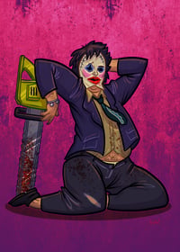 Leatherface Pin Up - 5x7 print