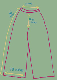 Image 3 of "Butterfly Night" sweatpants Small
