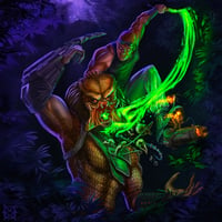 Riddick vs Predator - 12x12 Print