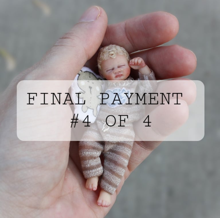 Image of  Payment 4 of 4 for Noah OOAK doll
