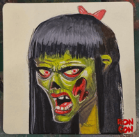 Mini Zombie Painting 4x4"